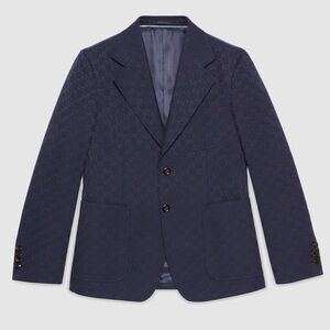 GUCCI GG cotton blend formal jacket